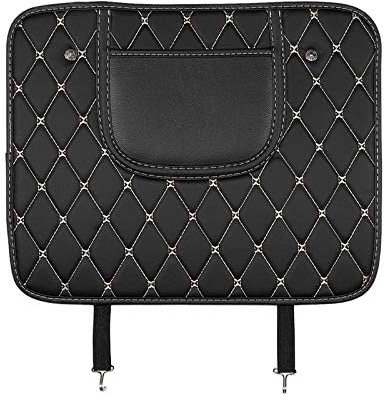 ZAPORA 2 Stück Auto Rücksitz Anti Kick Pad für Ben z SLK Class 2010-2013 Auto Sitz Wasserdicht Rückenlehnenschutz Kick Matte Anti-Schmutzig Rücksitzschoner mit Tasche,A