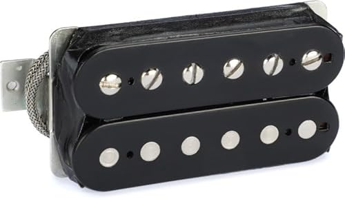 DiMarzio DP 308BK PAF 57 Neck Humbucker E-Gitarren Tonabnehmer, Schwarz