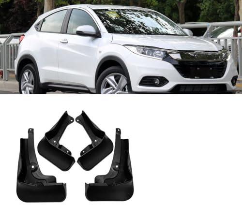 Bqieai 4PCS Auto Vorne Hinten Schmutzfänger, Für Vezel HRV Sport2019-2021 Rad Spritzschutz Kotflügel Staubdicht Schlamm Klappen Car Styling Zubehör
