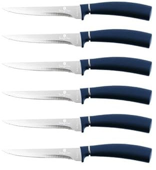 Berlinger Haus Set di 6 coltelli da bistecca Aquamarine Metallic Line | Materiali di alta qualità e design elegante