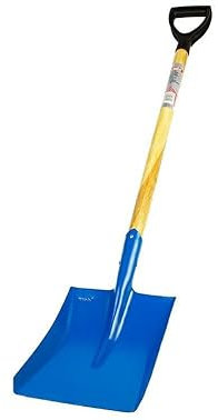 Heavy-Duty Coal Shovel, 114 cm Wooden Handle