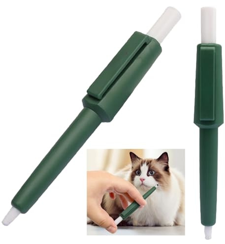Amazleer 2 Pcs Zeckenschlinge Set, Praktischer Zeckenentferner für Hunde, Katzen & Pferde | Zeckenzange & Zeckenlasso zur Effektiven Zeckenentfernung bei Nymphen & Adulten Zecken (Grün) (Grüner)