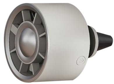 Ventilatore USB - Small Dash Taborn Spinner, LED Light Breeze Unit | Attacco Universals monta con una funzione motore tranquilla per il trasporto quotidiano, il viaggio di lavoro, il road trip familia