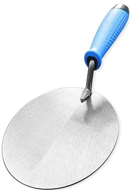 Paletas de barro de acero inoxidable con mango ergonómico para enlucido de pared, nivelación de suelos, constructor profesional, fácil limpieza, paleta de mampostería gruesa