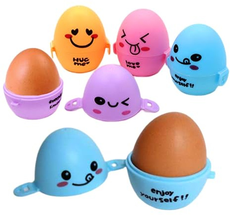 Portauova da campeggio, leggero contenitore per uova in stile cartone animato, borsa da trasporto per viaggi, picnic, scuola, cucina, viaggi, frigorifero, accessori per bambini, studenti, ragazze