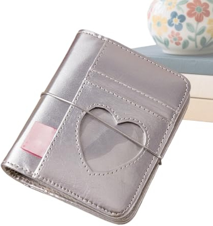 Paper Notebook – 100 Heart Diary | Loose-Leaf Artificial Leather Journal with Heart Cover, 5.16×4.13 In, Perfect For Writing, Note-taking, Lists, School, College, Work, Study, Travel And Meetin