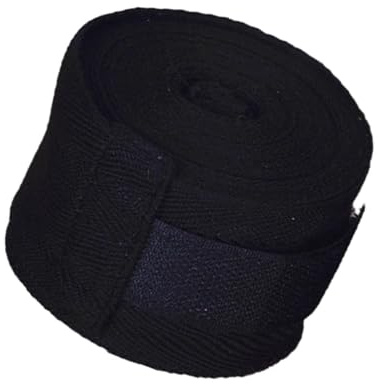 wisoolkic Bandages de Boxe et de Poignet conçus pour Un Confort Maximal Lors la Pratique différents Arts Martiaux à Domicile. Bandes élastiques, Supports Poignet, Ruban Taekwondo, Noir, 5m