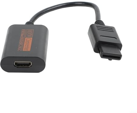 Adapter Konverter für Nintendo 64 für Gamecube auf 1080P Ausgang mit voller digitaler Audio- und Video-Unterstützung und ohne Netzadapter