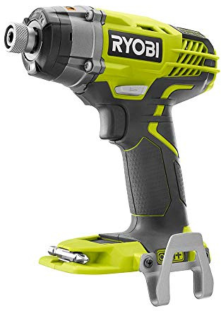 Ryobi P237 One+ Tournevis à percussion sans fil 18 V au lithium-ion multi-vitesses 3,8 cm avec clip ceinture et LED (batterie non fournie/outil électrique uniquement)