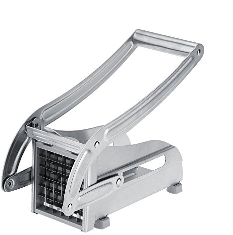 Fdit Stainless Steel Potato Cutter French Fry Cutter Veg Slicer Potato Chipper Home Kitchen Tool for Vegetable Fruit