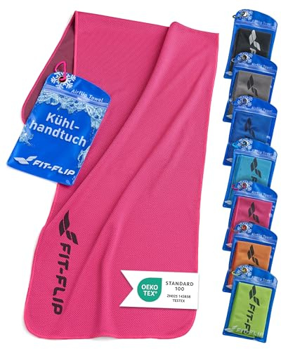 Kylande handduk perfekt som mikrofiber sporthandduk eller kylhandduk – mikrofiber kylhandduk för fitness, sport, resor, yoga – Airflip Cooling Towel