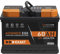 EXAKT Autobatterie 12V 60Ah Starterbatterie PKW KFZ Auto Batterie (60Ah)