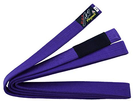 Playwell Martial Arts BJJ Jiu Jitsu Pro Dicker Qualitätsgürtel, Violett, violett, A4