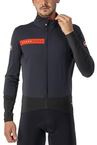 Castelli 4520505-085 BETA RoS Jacket Jacket Herren Light Black/RED Größe M