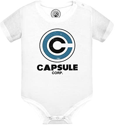Fabulous Body Bébé Manche Courte Blanc Capsule Corp. Geek Jeux Video Serie Film