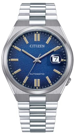 CITIZEN Herren Analog Automatik Uhr mit Edelstahl Armband NJ0151-88L