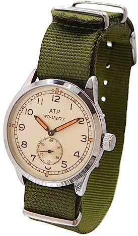 Ailager Orologio militare britannico ATP Service, Verde