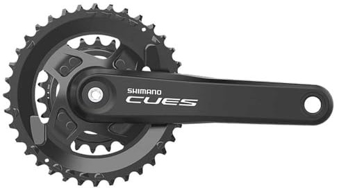 SHIMANO Kettenradgarnitur Cues FCU40102 2-Piece schwarz