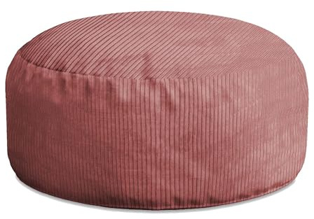 DreamRoots | Couch Hocker, Sitzsack, Wohnzimmer, für Sessel & Sofa, Sitz Poof, Sessel Pouf, leicht