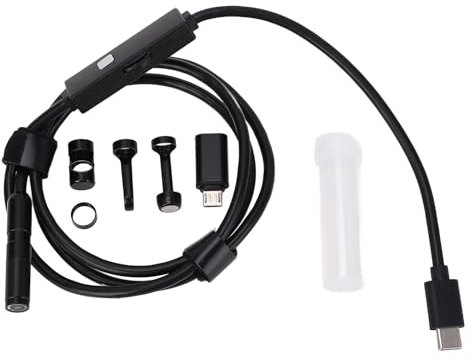 Endoskopkamera 2MP 1920P HD Inspektionskamera mit 8 Einstellbaren LED-Leuchten 7,9 Mm IP67 Wasserdichte Inspektionskamera für IOS für Android Endoskop-Tool (1 m / 3,28 Fuß)