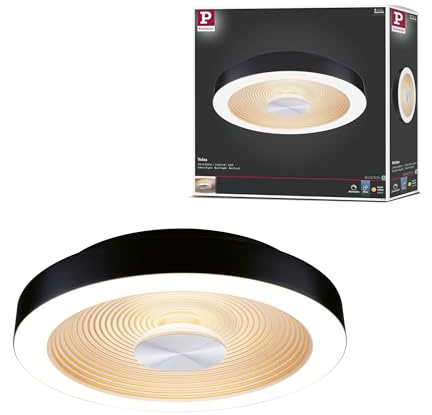 Paulmann 71178 WD Volea IP44 W/D dim LED 18W 320mm Schwarz Gold 230V Kunststoff
