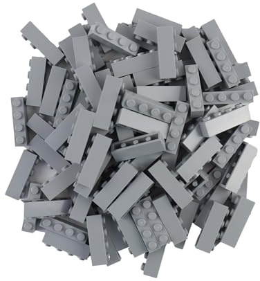 Lego® Classic Basic City 1x4 Steine Bausteine Hellgrau – 100 Stück – Perfekt für kreative Bauprojekte und Erweiterungen!