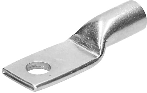 Kalitec ER1-4 - 10 capicorda in acciaio inox V4A, 4-6 mm², M4, terminali ad anello, in acciaio inox, non isolati