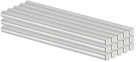PATIKIL 5MM X 100MM PERNO CILINDRICO IN ACCIAIO INOX 15 PEZZI 304 PERNI RIPIANO SUPPORTO ASTA ELEMENTI FISSAGGIO METALLICO COMPONENTE PER MONTAGGIO MOBILI COLORE ARGENTO