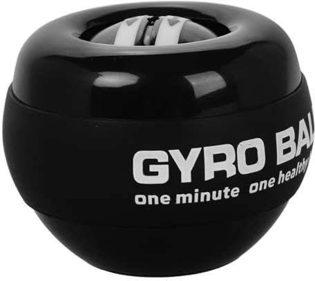 EXAOMBLE Autostart Wrist Gyro Ball for Grip Strength Training and Wrist Strengthening with Compact Design and LED Ball Muscle Enhancer Suitable for Gym and Therapy Use