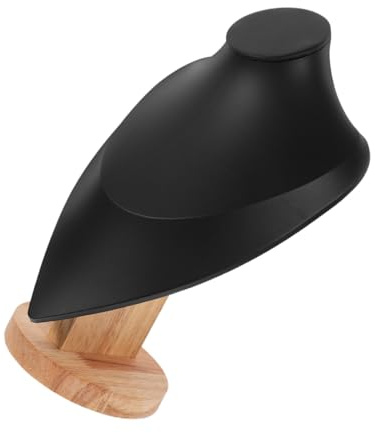 ABOOFAN Exhibidor De Collares De Madera Maciza Mannequin De Hombros y Cuello Para Joyas Base Estable Para Mostrar Collares y Pendientes Tiendas y Vitrinas