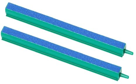 TAGMEIU Aquarium Air Stone, 2 Pack Fish Tank Air Stones Bubble Diffuser | 30cm air stone bars create fine bubbles for aquariums and hydroponics, improving oxygenation with an air pump
