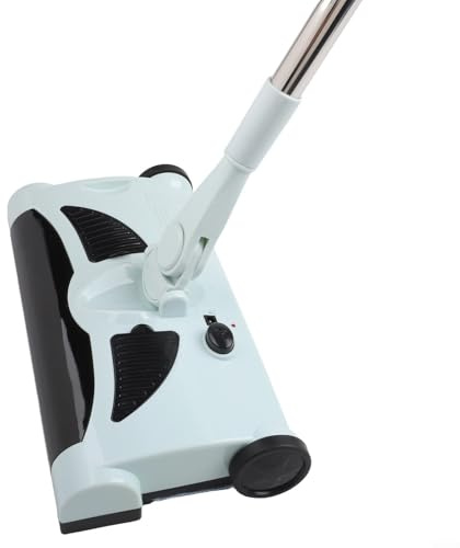 Rechargeable Cordless Sweeper, Manual Floor and Carpet Vacuum Cleaner, Lightweight Multi-Purpose Cleaner for Hard Floors and Tiles