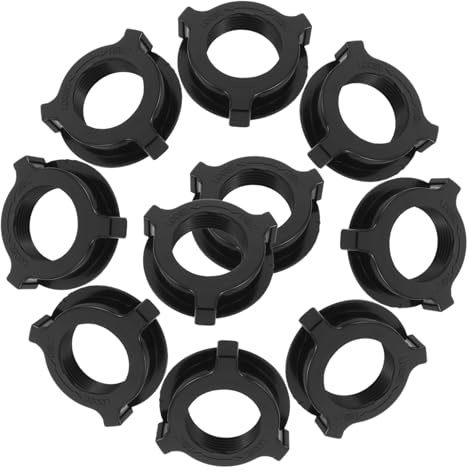 Dadi Fissaggio Ventilatori Elettrici, 10 Pezzi Plastica Nera | Accessori Ricambio per Ventilatori da Terra e Tavolo, Facile Installazione, Alta Stabilità