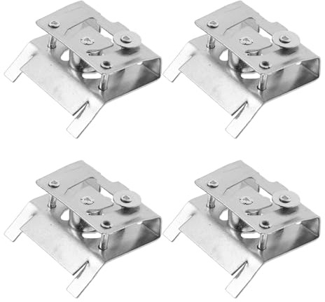 Luxshiny 4pcs Iron Venetian Blind Cord Lock Mechanism for Roller Blinds and Wooden Preventing Accidental Dropping and Enhancing Window Treatment Control for Repair and Home Use