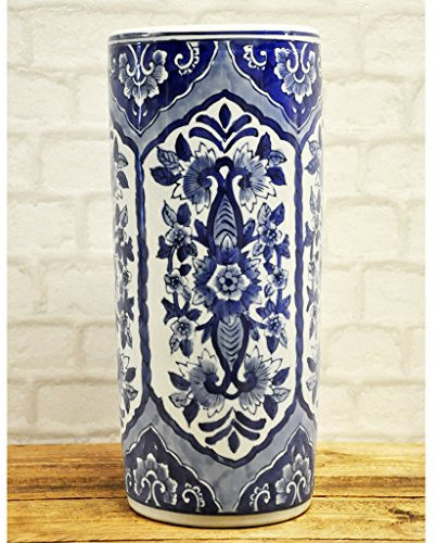 18inch Blue & White Ceramic Umbrella Stand