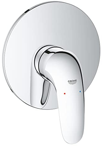 GROHE Eurostyle - Einhand- Brausearmatur (verdeckte Befestigung, Rosetten- und Schaftabdichtung, ohne Unterputz- Einbaukörper), chrom, 29098003