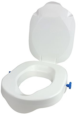 Ability Superstore 10 cm rehotec erhöhter WC-Sitz mit Deckel