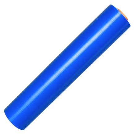 elastica Glasschutzfolie blau 75m x 50cm - Abdeckfolie - Selbstklebend Schutzfolie für Fenster, Glas, Spiegel, PVC, Aluminium, Stahl - Fenster Folie 50 µm - PE-Folie UV beständig 3 Monate (37,5m2)