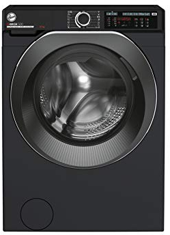 Hoover H-WASH 500 10kg Freestanding Washing Machine, 1400 RPM, A Rated, ECO‑Power Inverter Motor, hOn App, 60 Programmes, Care Dose, Power Care System, Black, 60x59x85 cm ‑ HW 410AMBCB/1-80