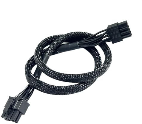 ZAHARA PCIE VGA 8stifts flexibel 8stifts strömkabel för EVGA 750 P2 G2 G3 Supernova 5501300 G2 G3 G5 18AWG pci Expresskabel (8 stift till 8 stift (6+2)