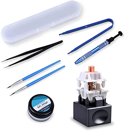 keyboard kit key cap remover Keyboard Lube Kit with Switch Opener GPL 205G0 Lube Switch Puller Switch Clamp Fit for Cherry Mx Mechanical Keyboars Switches
