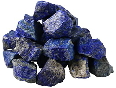 Nvzi Lapislazuli, Mineralien Steine, Wassersteine Edelsteinwasser, Bergkristall Rohstein, Edelsteine Heilsteine, Kristalle heilsteine, Uncut Gems, Natursteine, Mineralsteine für Trinkwasser(455G)
