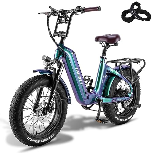 Fafrees F20 Master E-Bike Carbonfaser 48V 22.5AH Akku Elektrofahrräder 20*4.0 Zoll Fat Tire E-Mountainbike Maximales Drehmoment 60 Nm