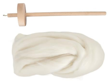 Starter Kit per Lana a Mano, Fuso a Mano Il Kit Manuale per Fuso a Goccia per Fienile di Lana per la Produzione di Filati Fuso per Filati per Principianti da Cucire