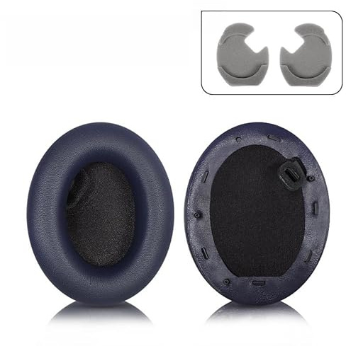 INF 1 Pair of Replacement Ear Pads for Sony WH-1000XM4 Headphones, Comfortable Artificial Leather & Soft Foam Ear Pads