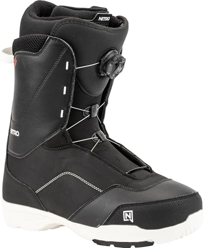 Nitro Herr Tangent Boa snowboardbåt, svart, 30