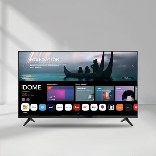 43 Inch Smart WebOS TV WiFi Freeview 2K FHD Frameless 3 HDMI 2 USB 220V UK