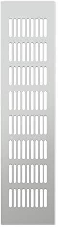 Aluminiumlegering ventilationsgrillar rektangulär plan ventilation ventilationsskydd dekorativa nät kylgrillar 100 x 400 mm
