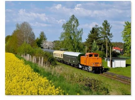 Puzzle 1000 Teile Papier，Oberlausitzer Eisenbahnen，Dekompression Der Erwachsenen，Kinderpuzzle Spiele Ab 8 Jahren, Spielzeug Für Mädchen Jungen Teenager（38x26cm）-G28