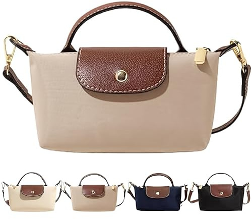 Dreaku Handtasche Damen, Damen-Schultertaschen, Shopper Schultertasche, Wasserdichte Umhängetasche, Faltbare Handtasche Schwarz Für Leisure Travel Büro Schule Einkauf